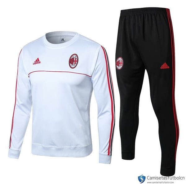 Chandal AC Milan 2017-18 Blanco Rojo